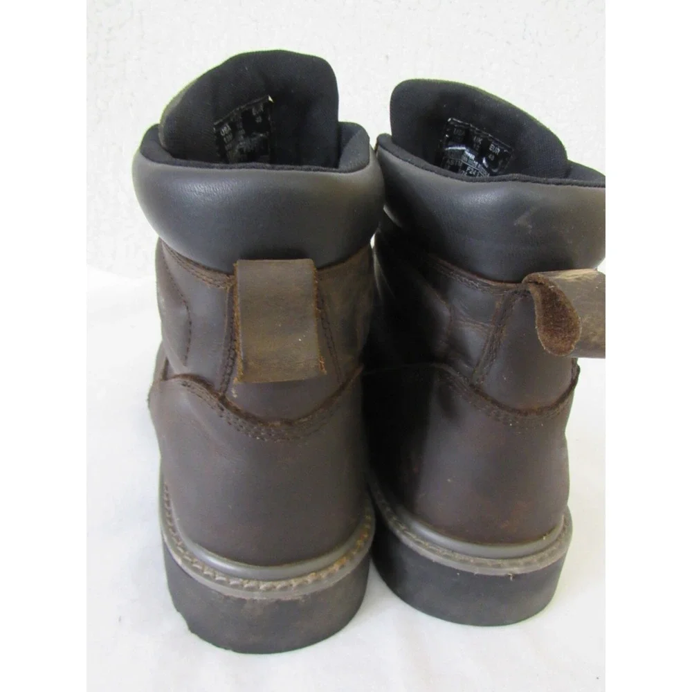 Wolverine Brown Floorhand Waterproof Steel Toe Oil Slip Resist Work Boots Sz 13M